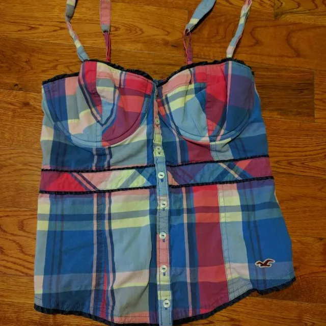 Hollister Bustier Tank. Size Small photo 1