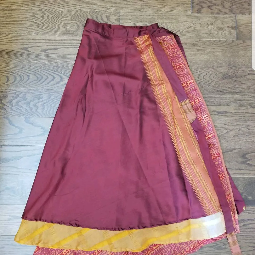 Vintage Silk Skirt photo 1