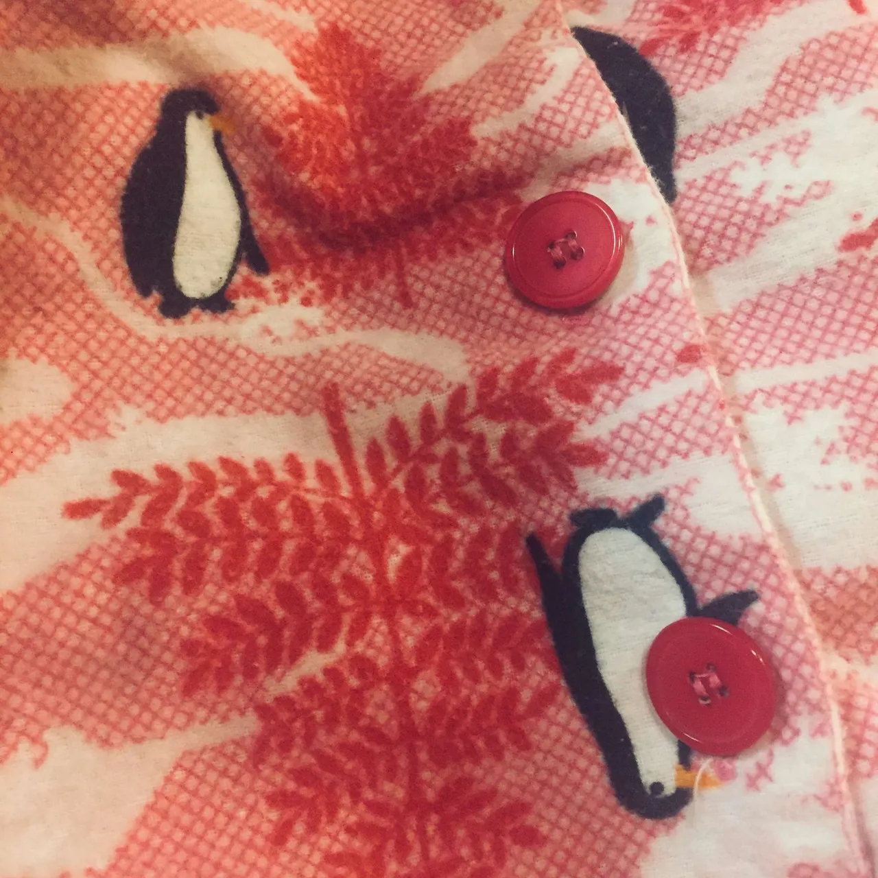 Small Pink Penguin Flannel PJ's! photo 6