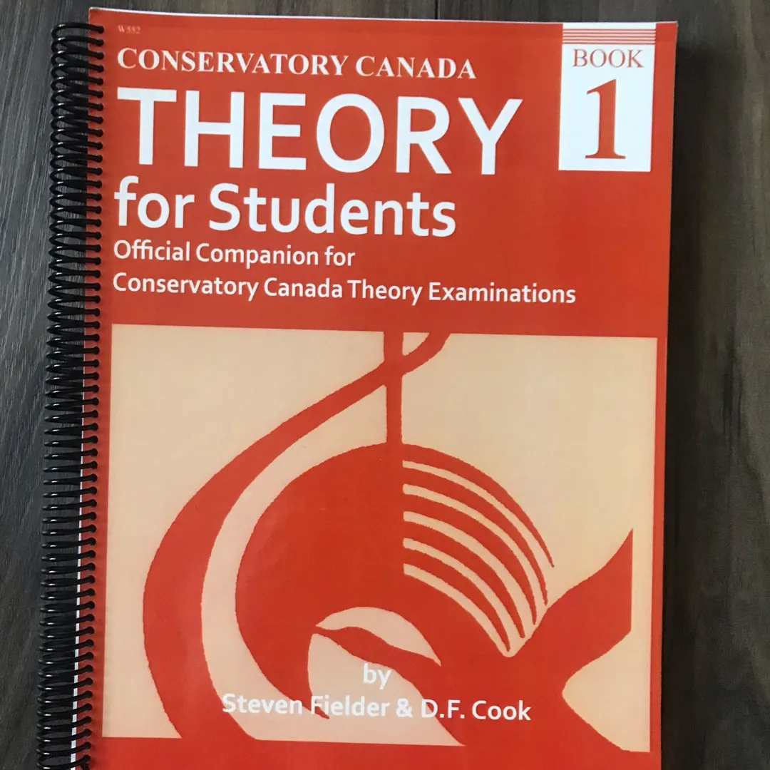 Theory 1 Conservatory Canada Music Workbook photo 1
