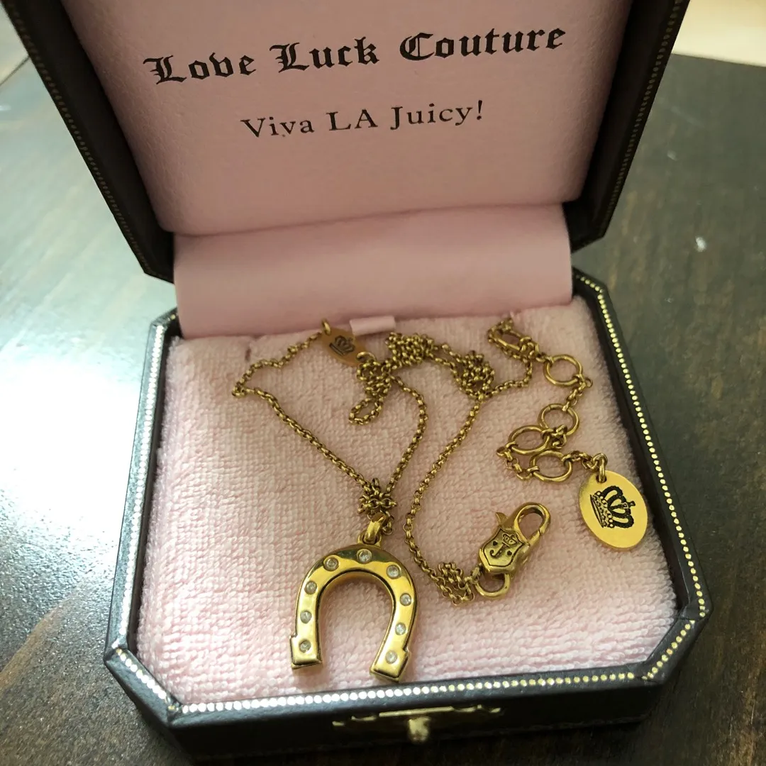 Juicy Couture Lucky Horseshoe Necklace photo 1
