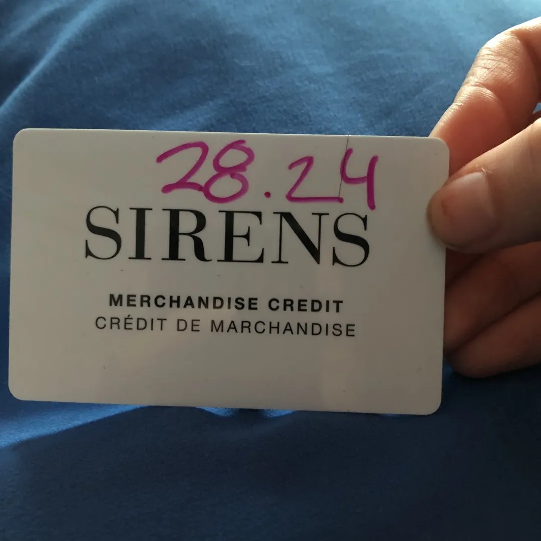 Sirens Gift card photo 1