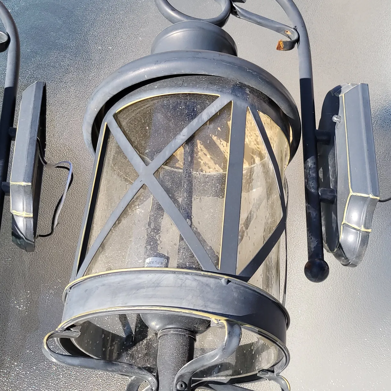 Two outdoor light sconce photo 1