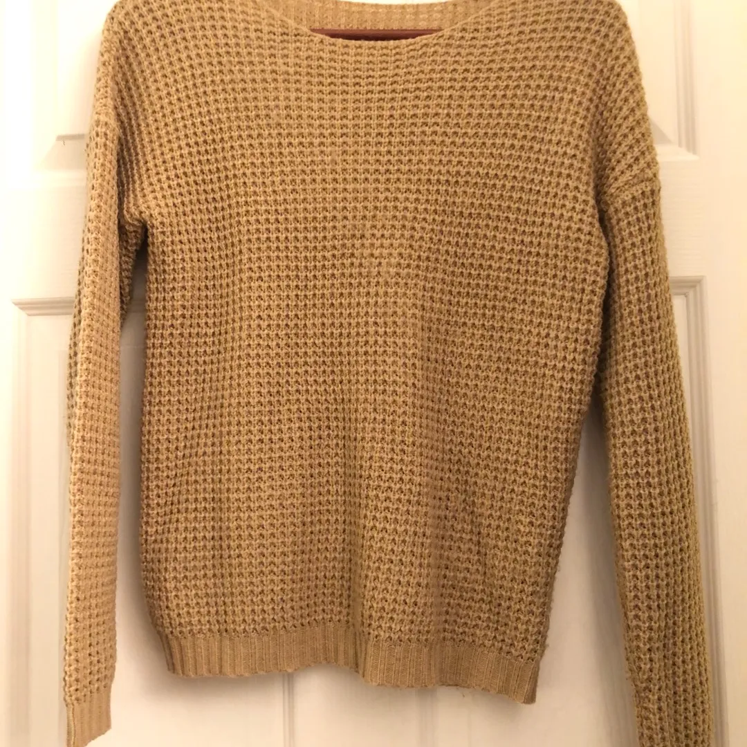 Knit Sweater: Beige💛 photo 1