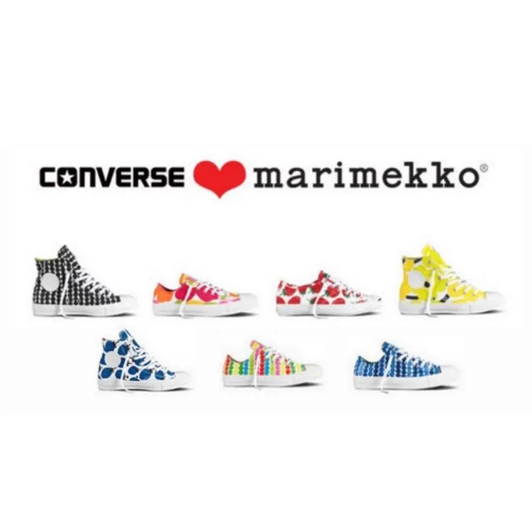 Mix Matched marimekko x Converse Hightops Size 7 photo 5