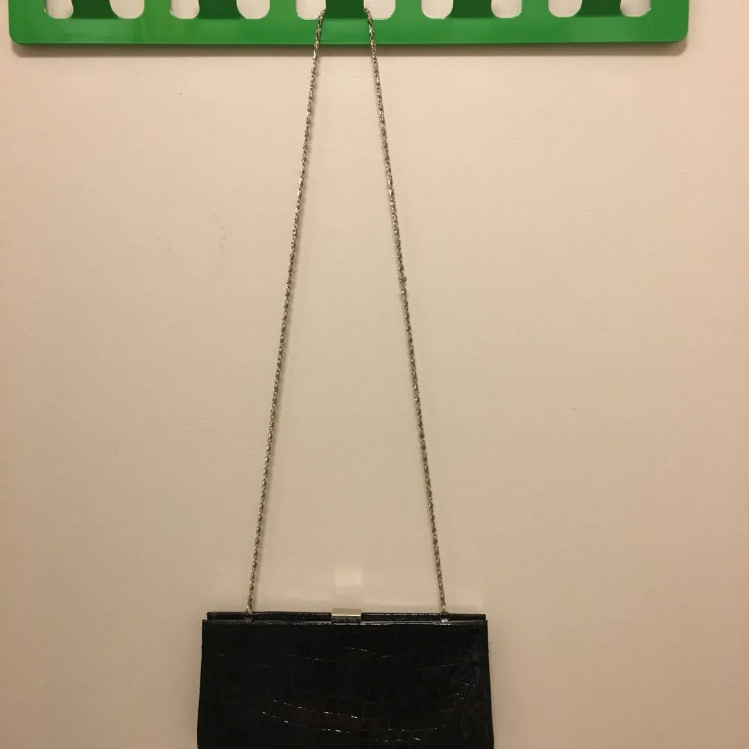 Black Purse With Chain photo 6