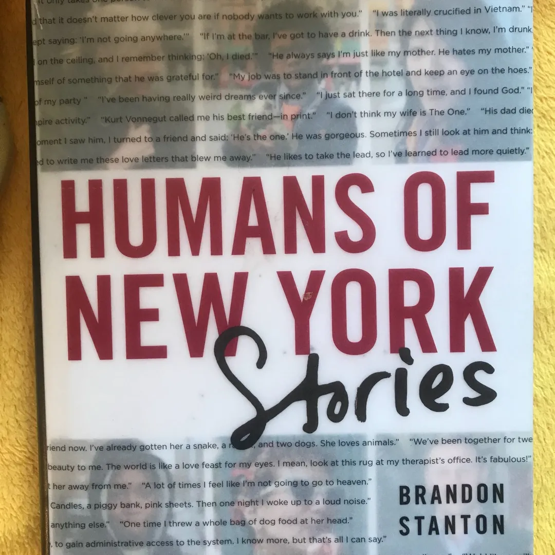 BOOK humans of new york stories photo 1