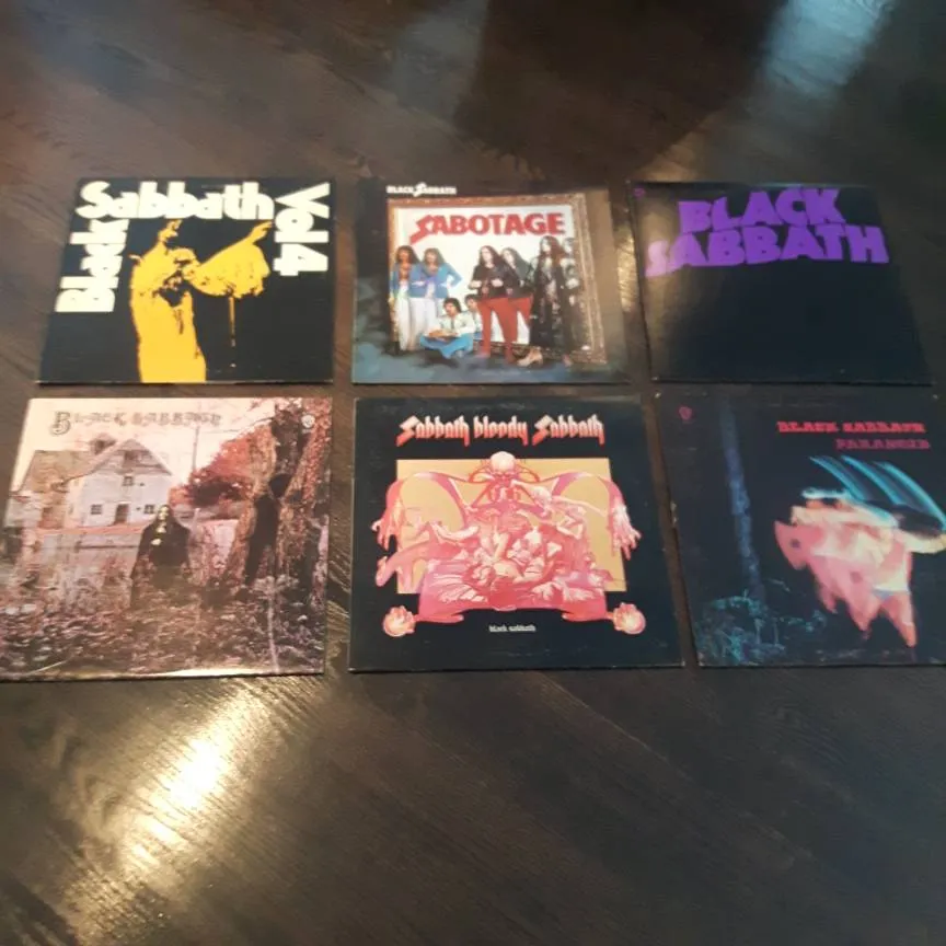 6 Kickass BLACK SABBATH albums (Vinyl Bunz) photo 1