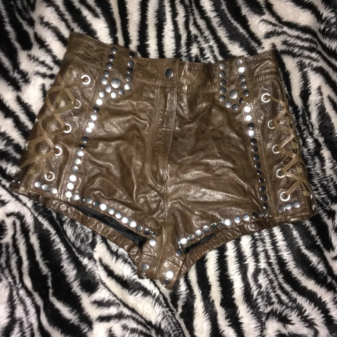 Genuine Leather Shorts photo 1