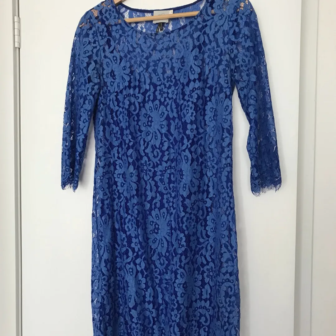 Blue Lace Dress - XS - Anthropologie photo 1