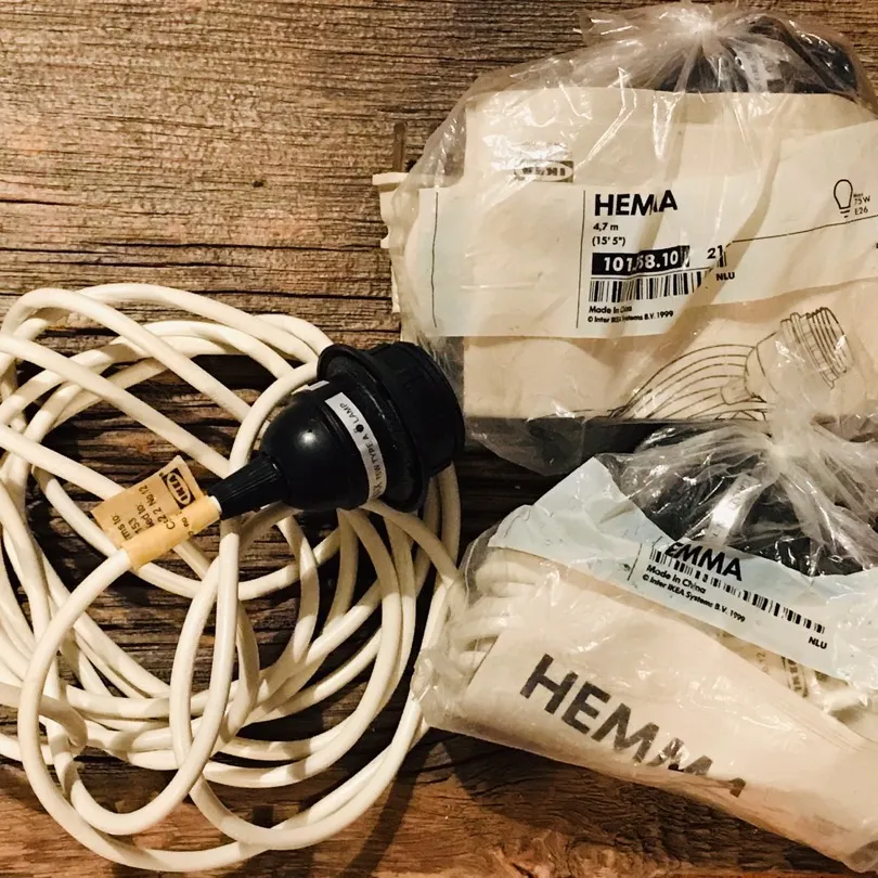 Ikea HEMMA cord pendant light photo 1