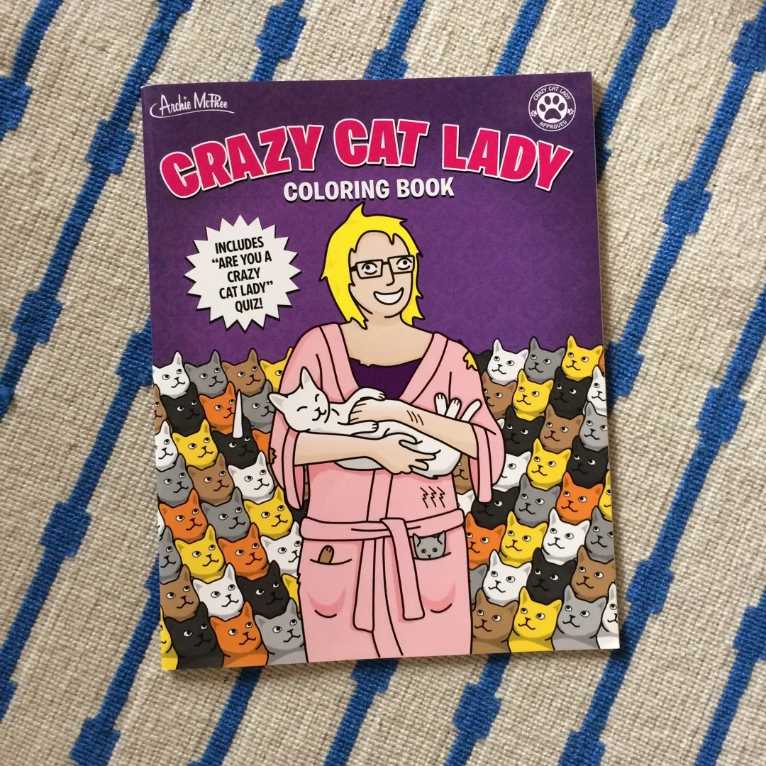 Crazy Cat Lady Colouring Book photo 1