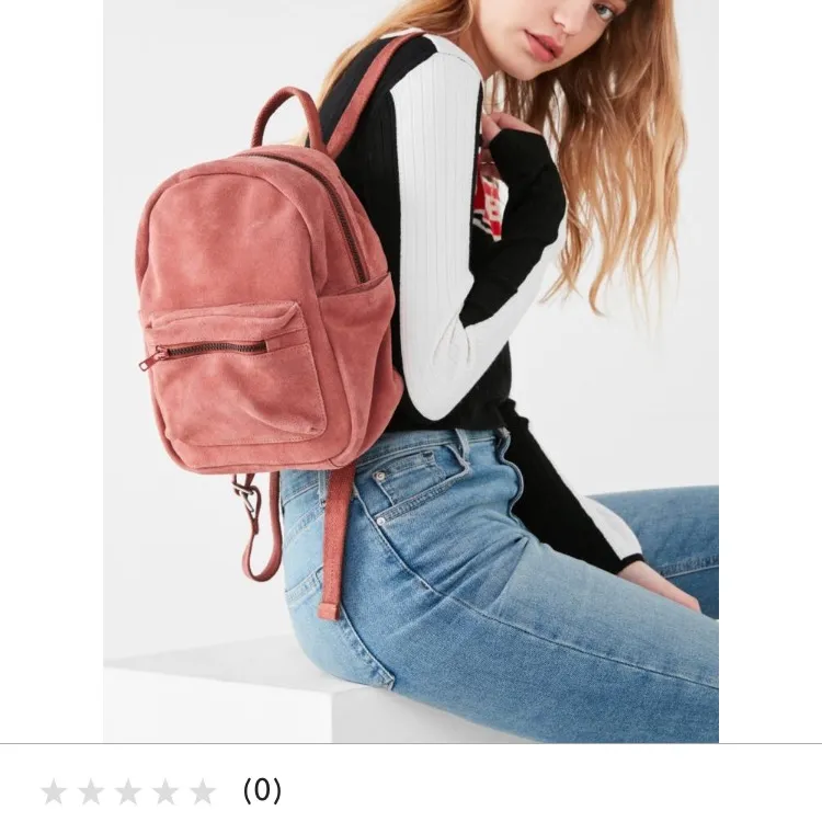 BNWT Urban Outfitters mini classic suede backpack photo 1