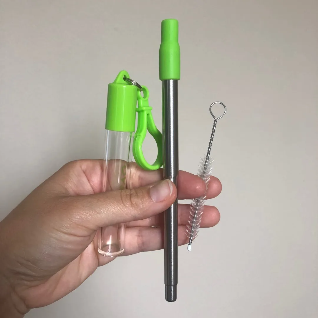 reusable straw keychain photo 1