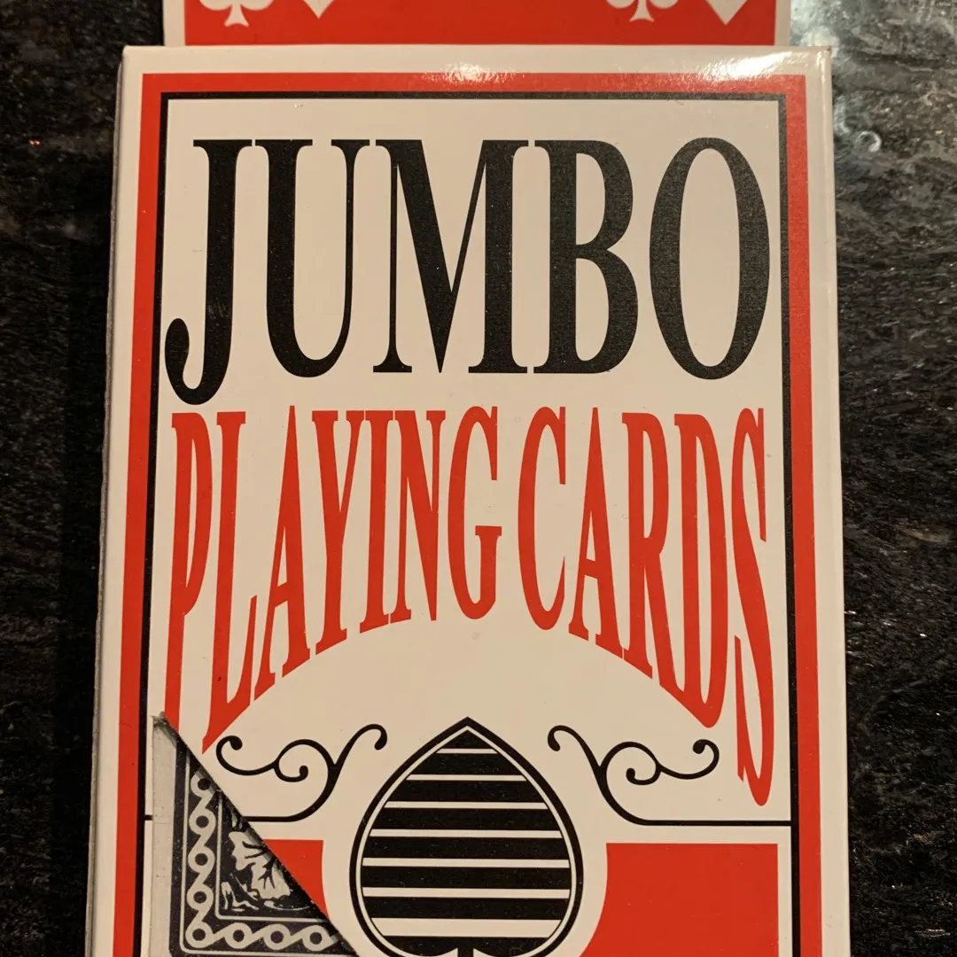 Jumbo playing cards photo 1