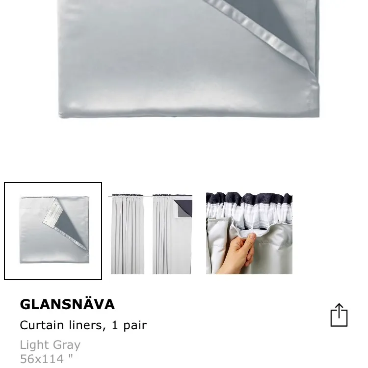 IKEA Curtain Liner photo 4