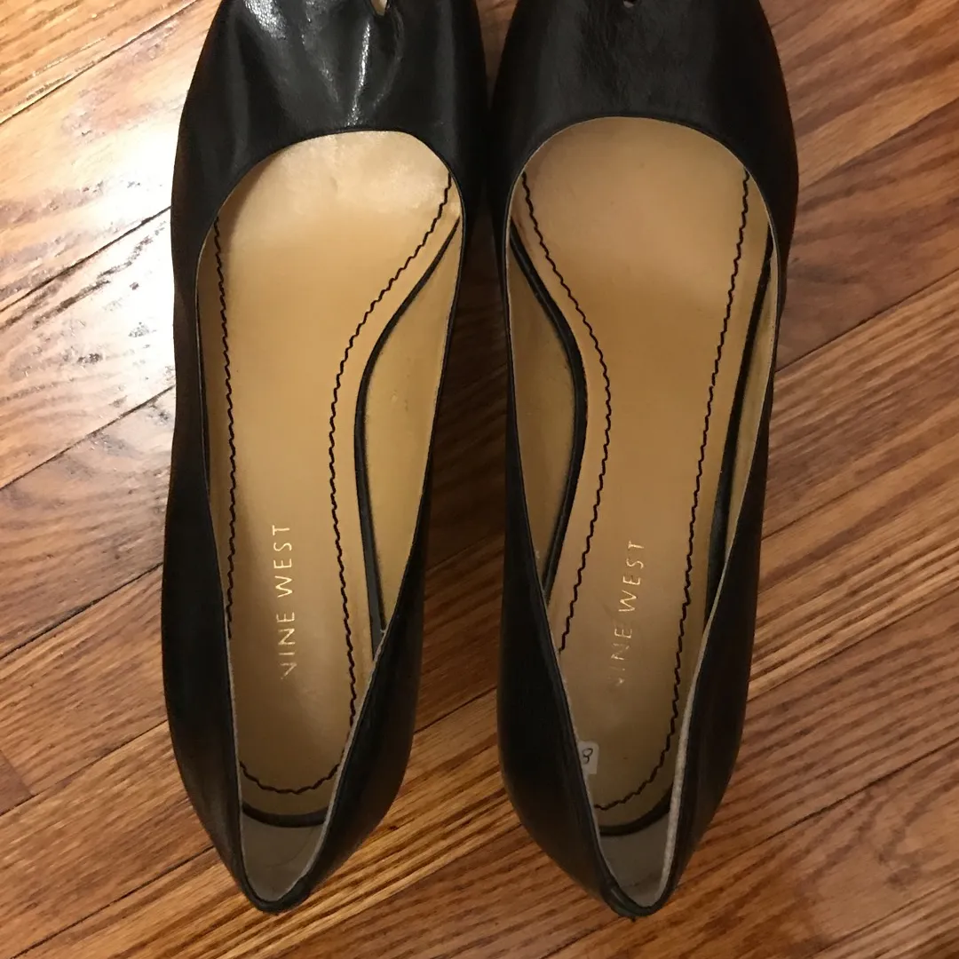 Peep Toe Heels -size 8.5/9 photo 1