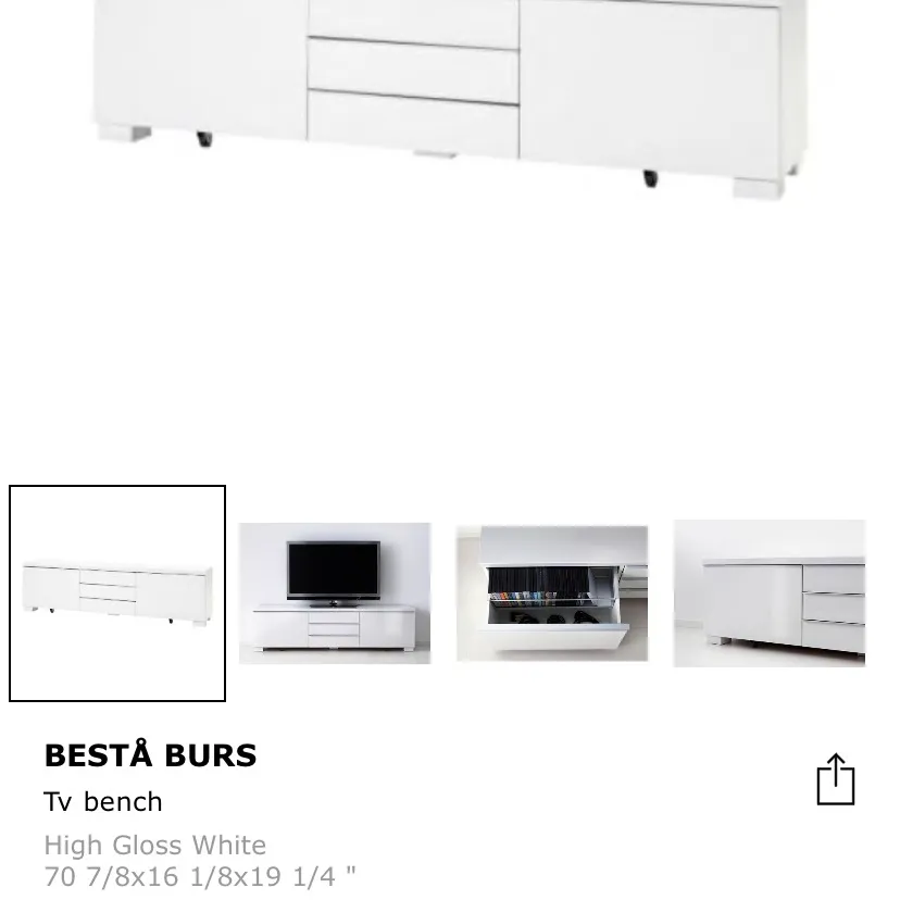 Ikea Besta Burs Media Unit photo 7