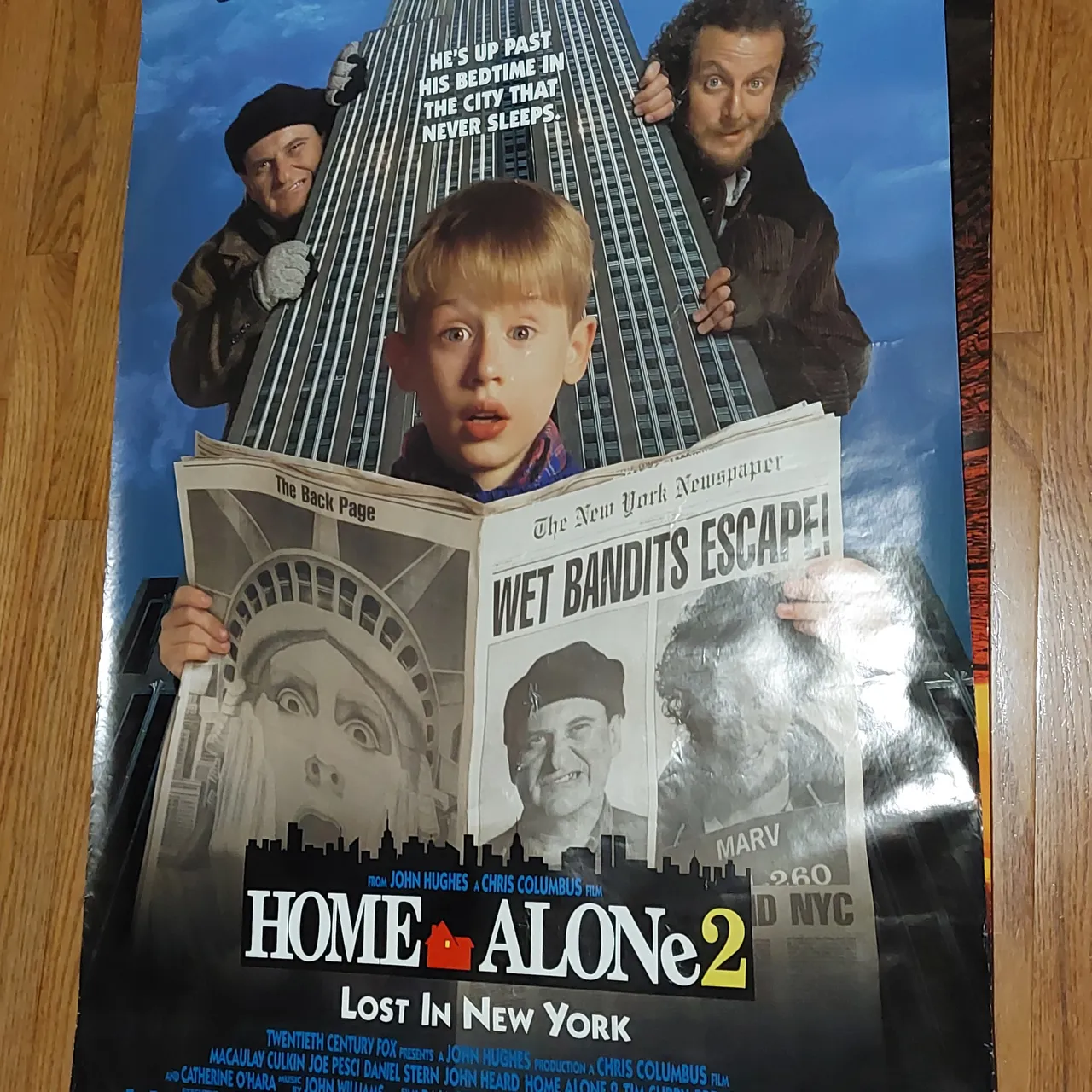 Vintage Home Alone 2 movie poster photo 1
