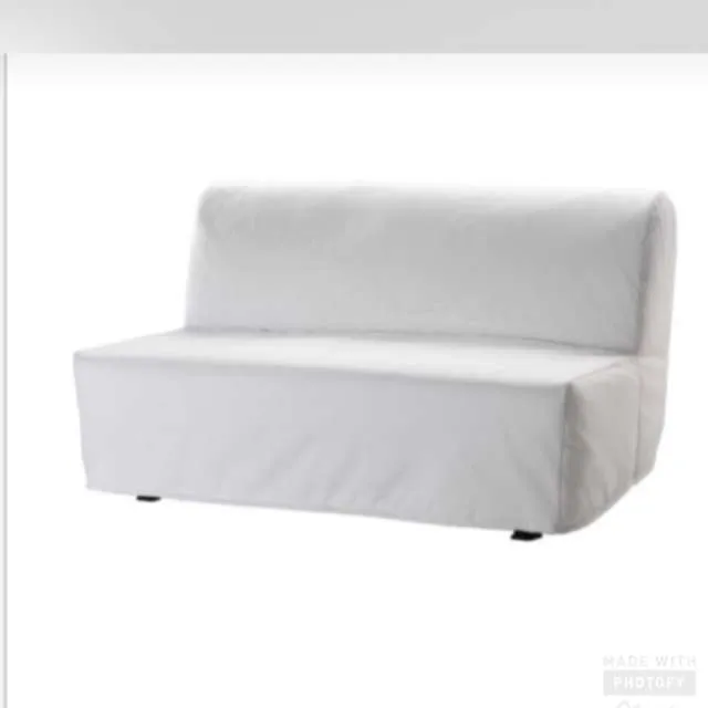 White IKEA Sofa Bed photo 1