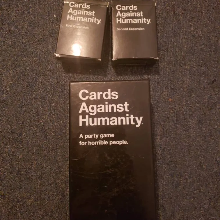 Cards Against Humanity With 1st And 2nd Expansion Packs photo 3