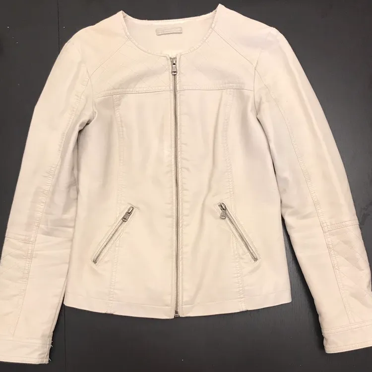 White Leather Jacket - Promod photo 1