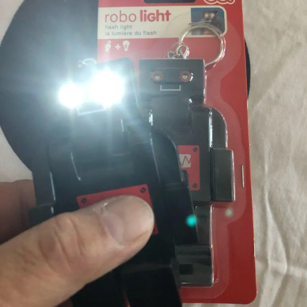 Robot Flashlight Keyring photo 4