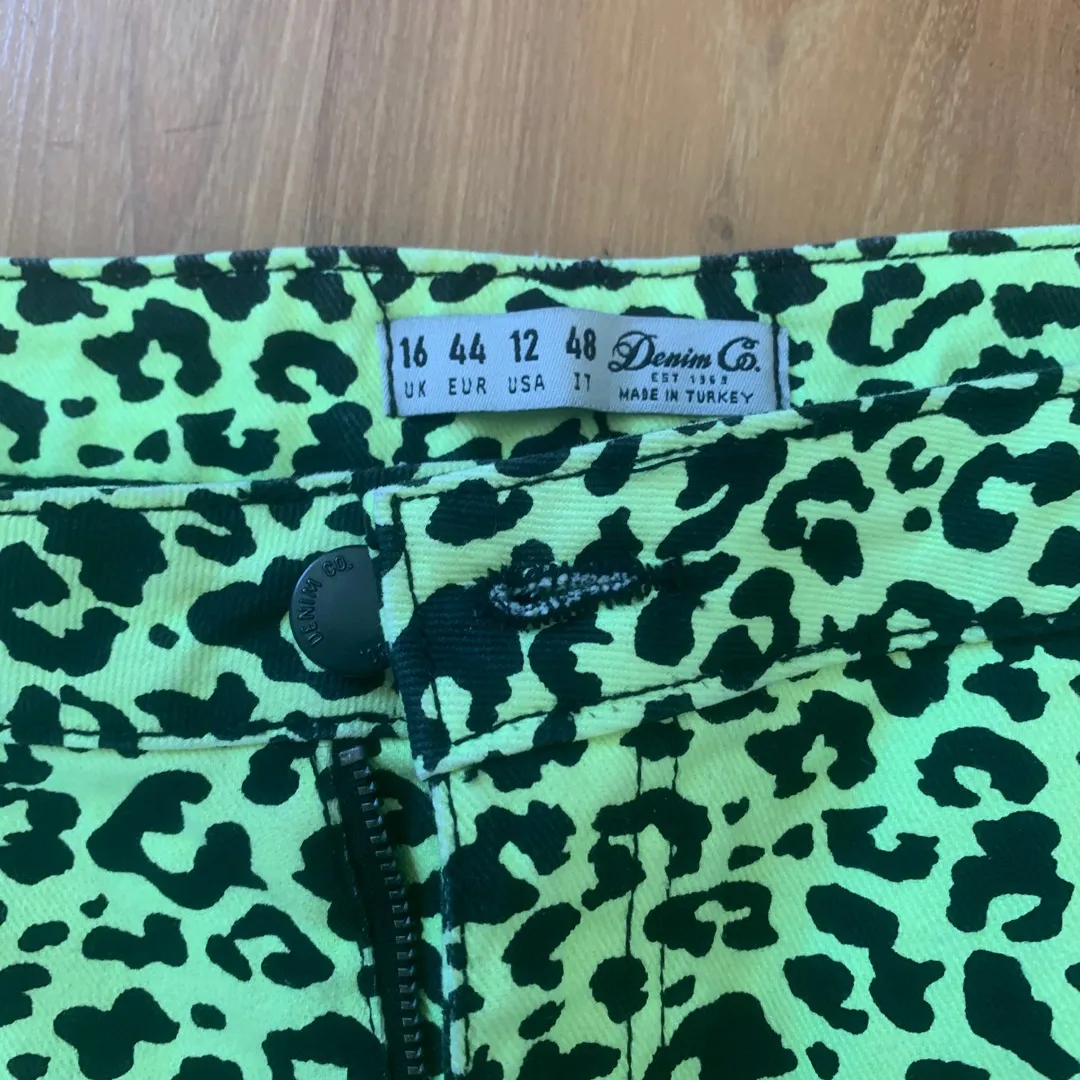 Neon leopard shorts! photo 5