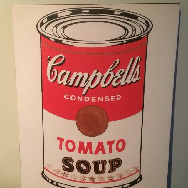 Warhol Soup On Canvas - 16x20 photo 1
