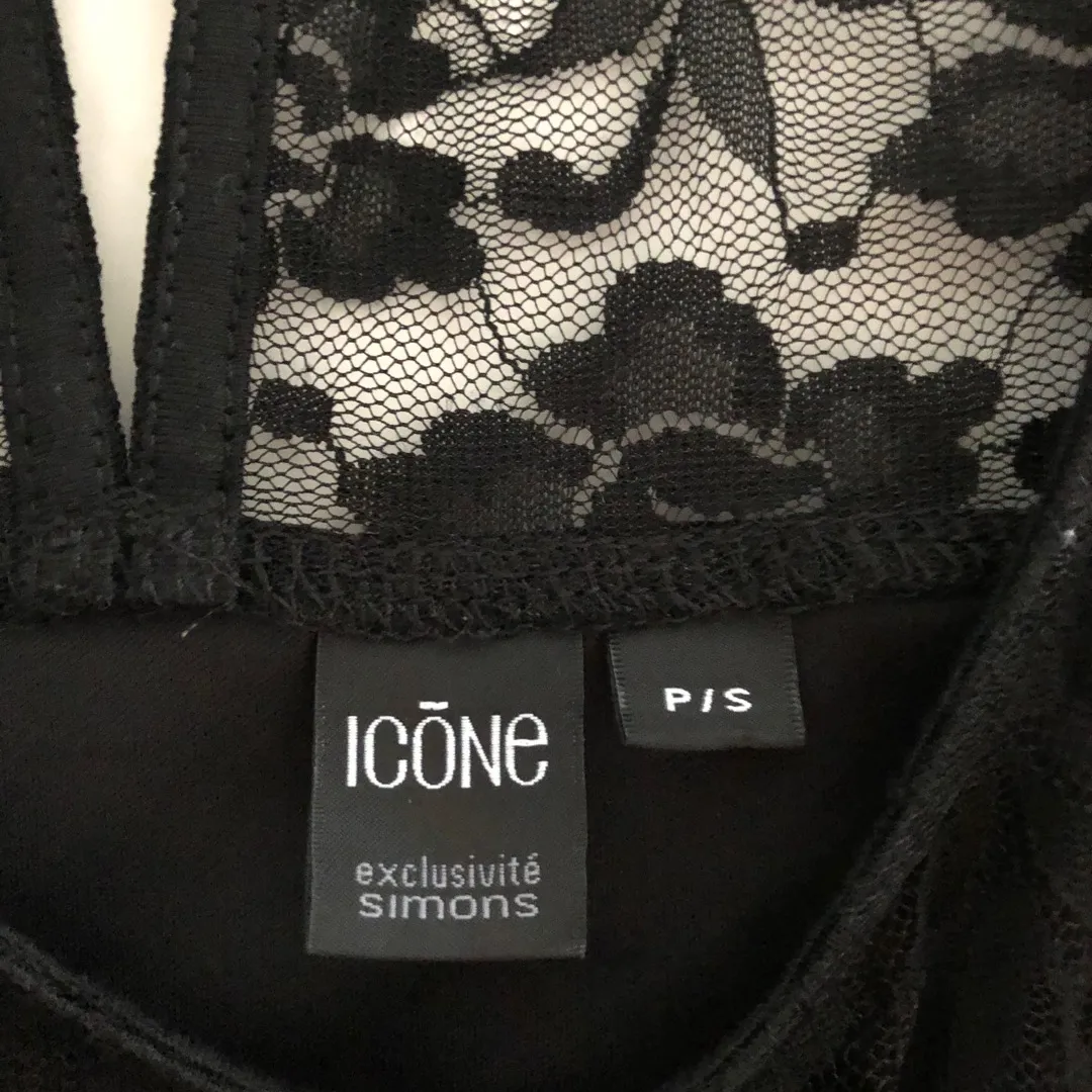 Icône Black Lace Top Small S photo 4
