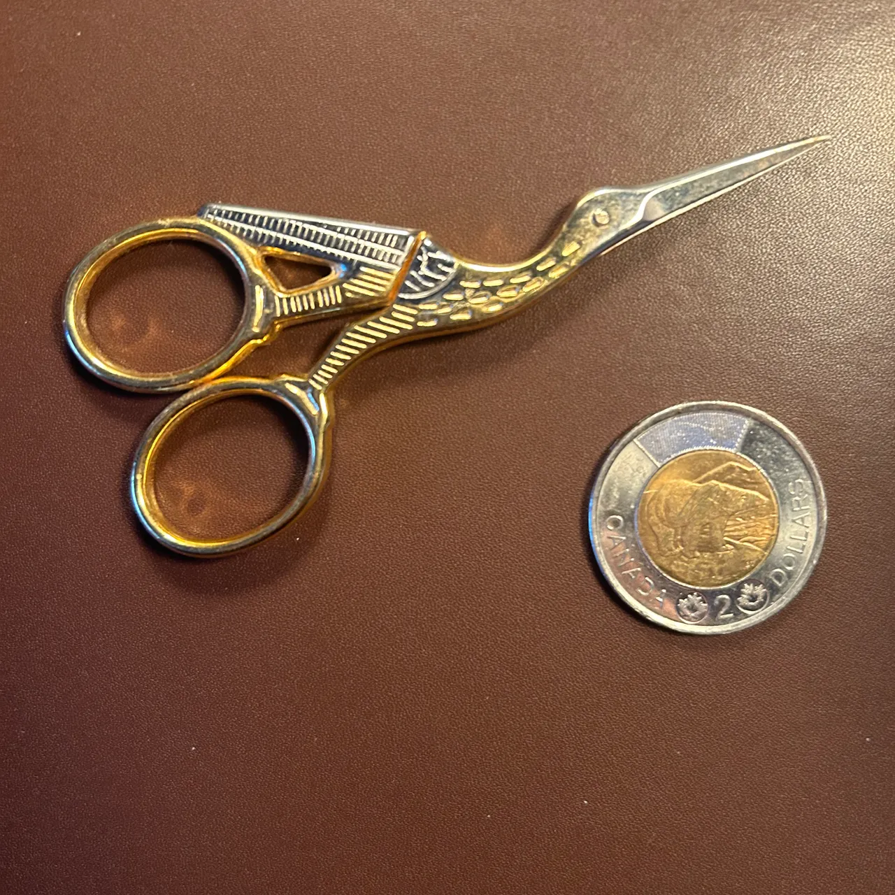 Stork sewing scissors - 3.5 inch photo 3
