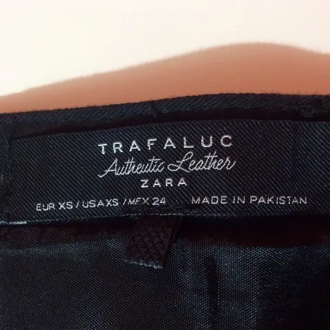 Black Leather Zara/Trafaluc Skirt XS photo 3