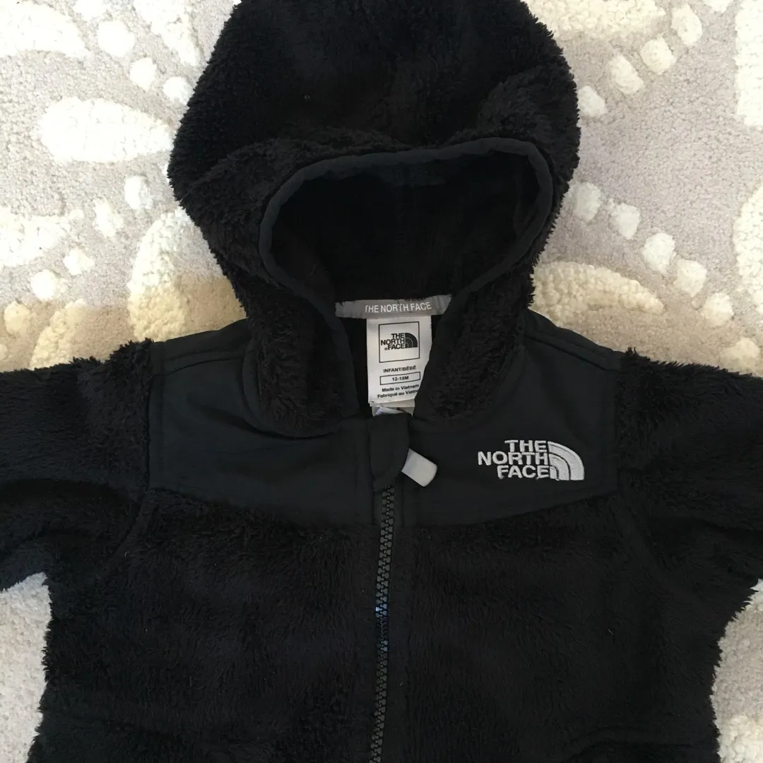 The North Face Baby Toddler Fleece Hooded Jacket 12-18 Month photo 6