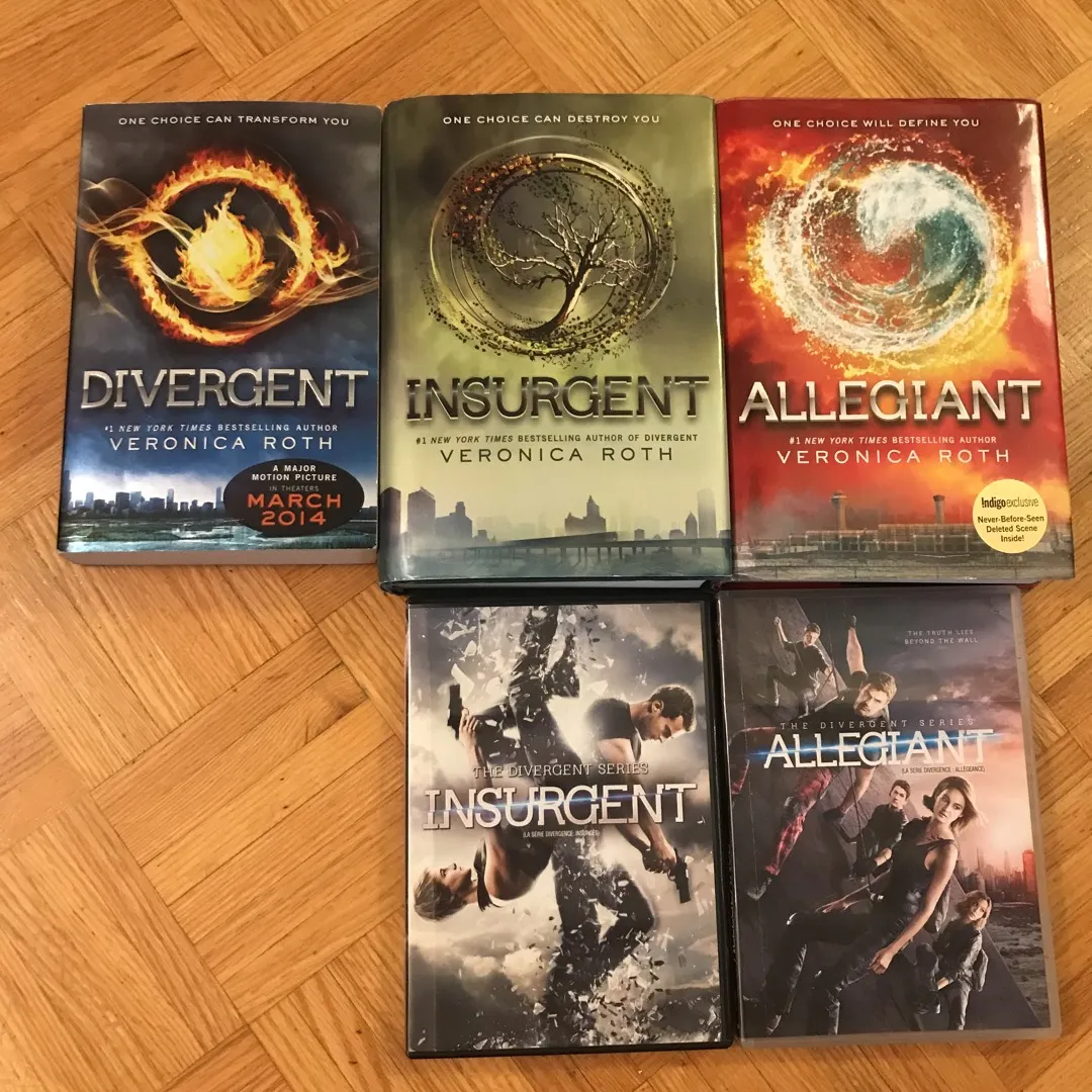 Divergent Series Books And Two Movies photo 1