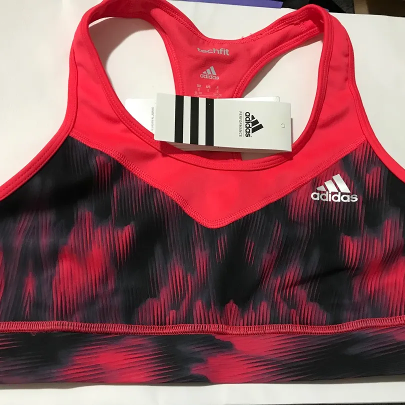 Adidas Sports Bra Size S Techfit New With Tag photo 1