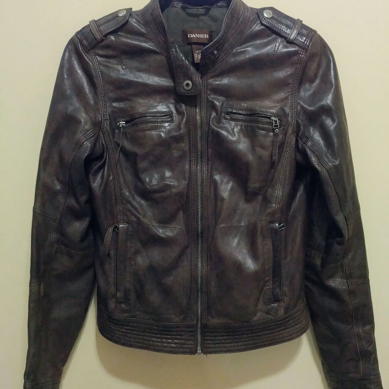 Danier Brown Leather Jacket photo 1