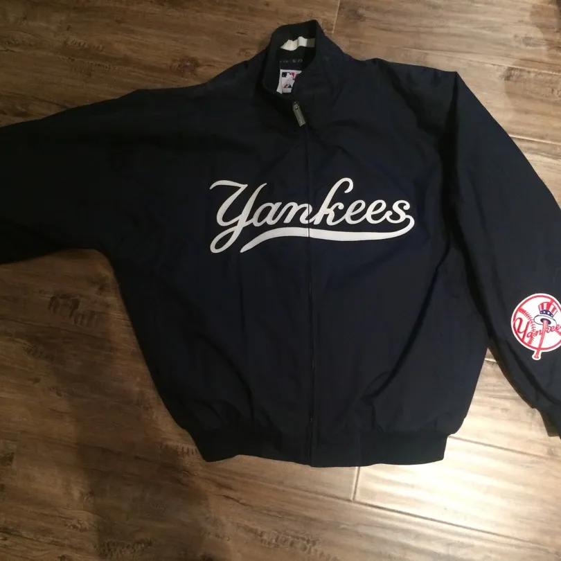 Vintage Yankees Bullpen Jacket XXL photo 1