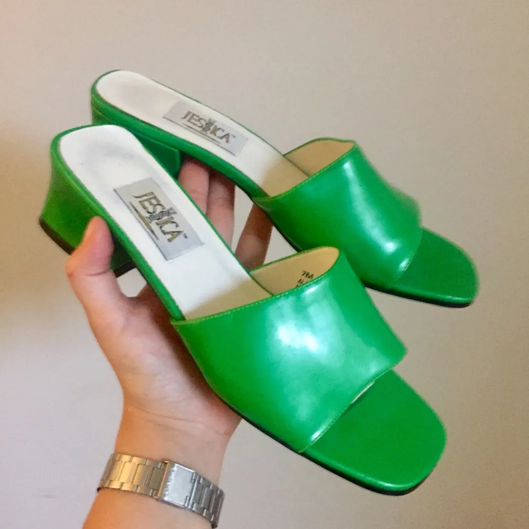 Vintage Green Sandals photo 1
