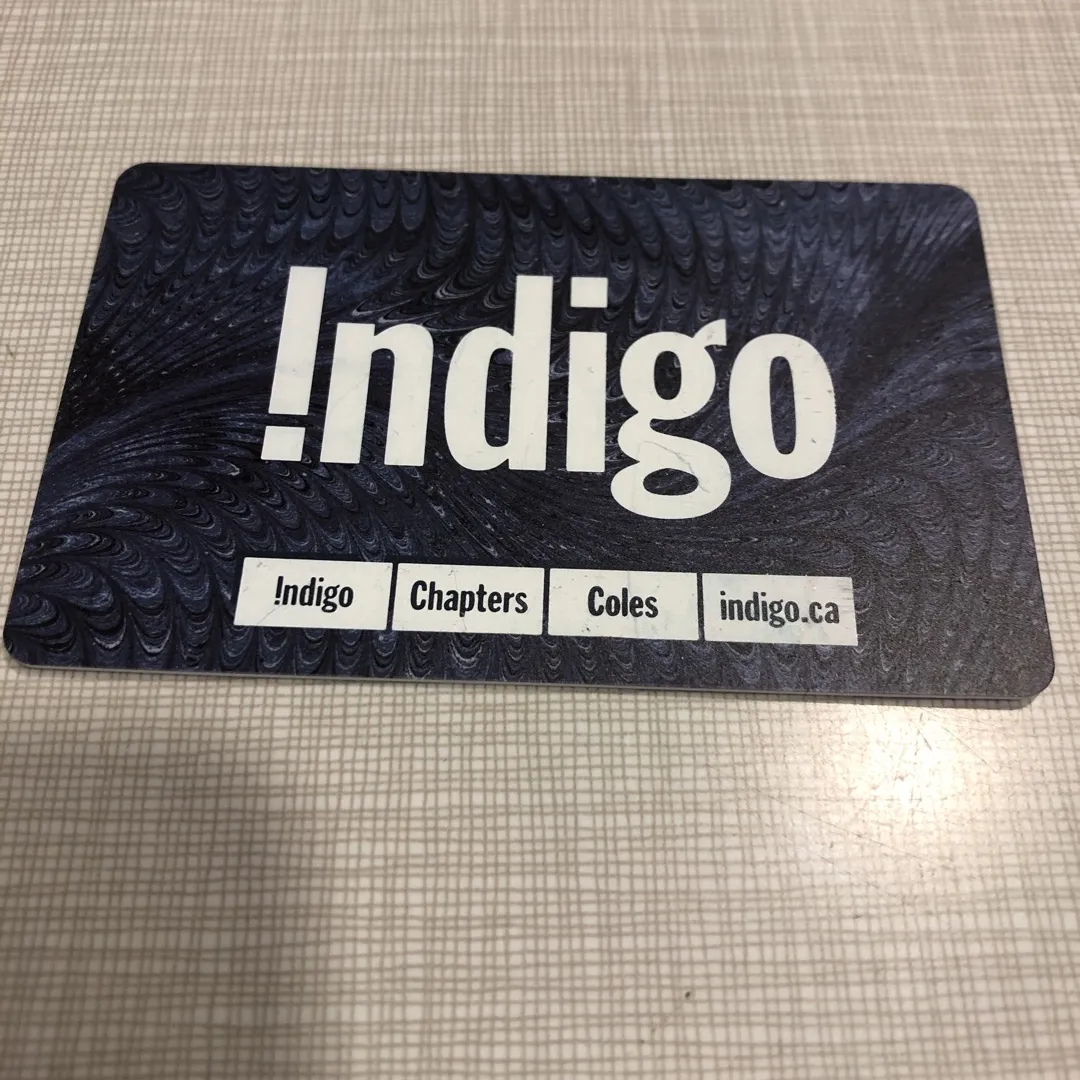 Indigo Gift Card 25$ photo 1