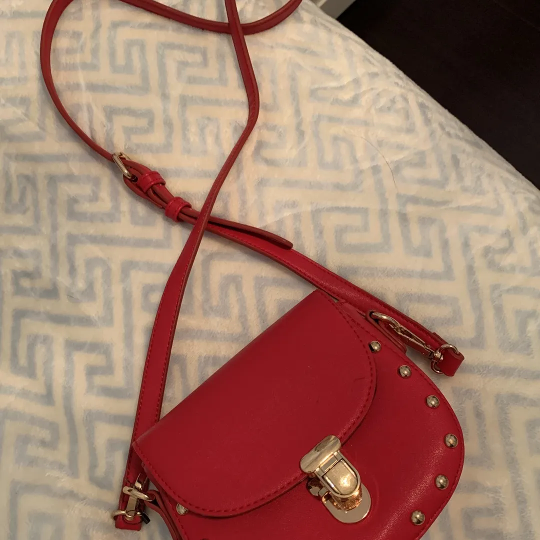 Small Red Forever21 Crossbody Purse photo 1
