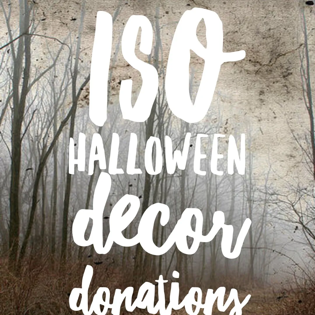 ISO Halloween Decor Donations photo 1