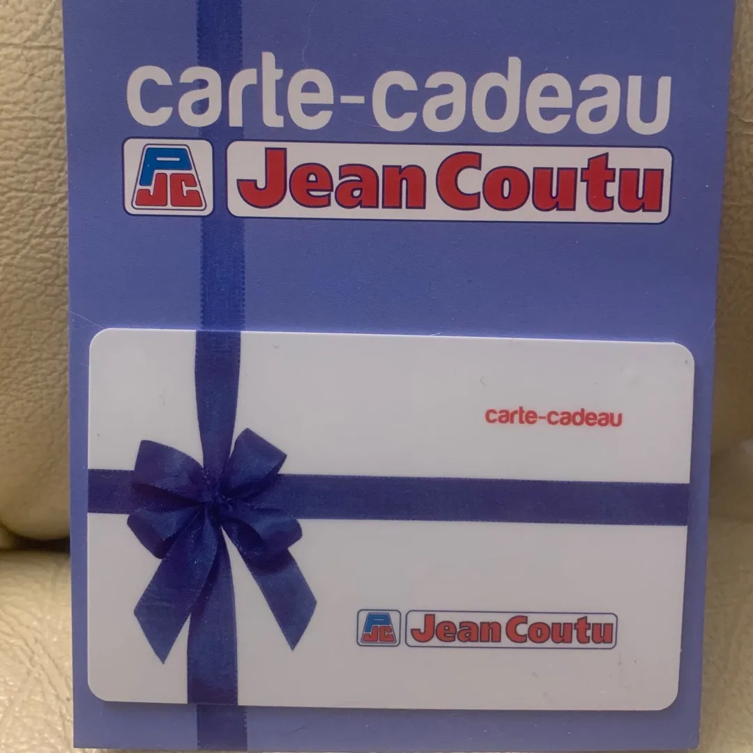 Jean Coutu Gift Card $15 And $10 photo 1
