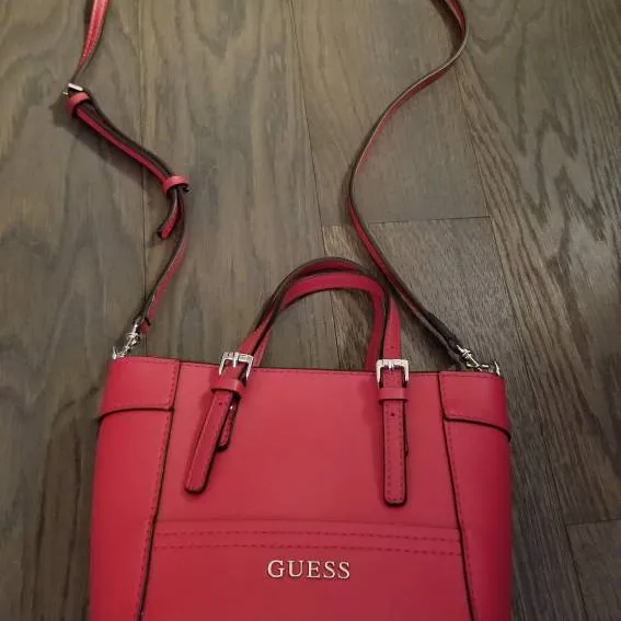 Guess Cherry Red Purse photo 3