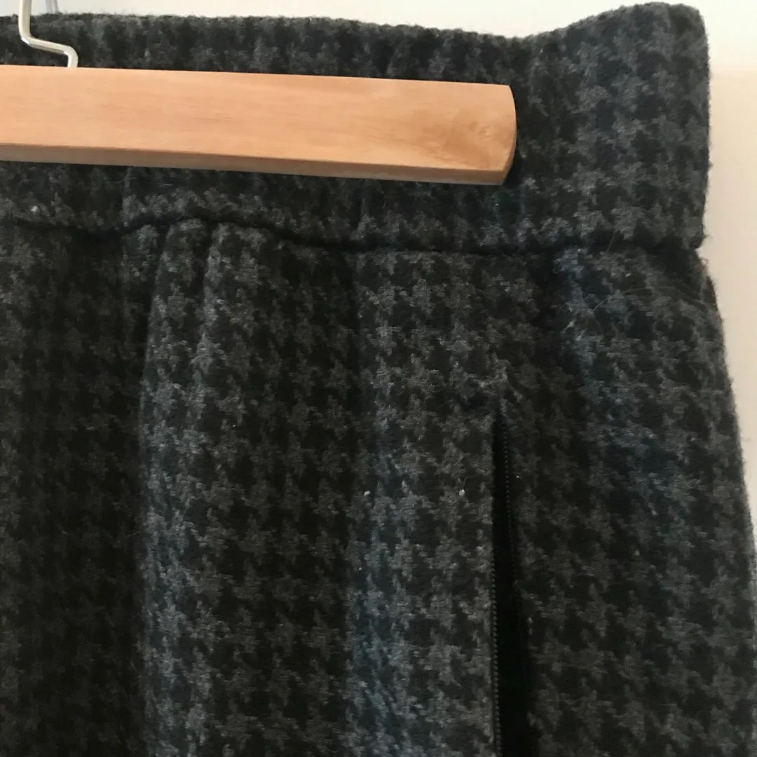 Wool Houndstooth Pattered Pants photo 1