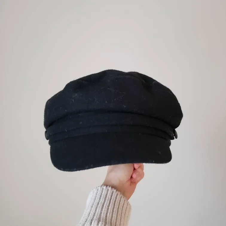 REDUCED Zara Black Felt Hat photo 3