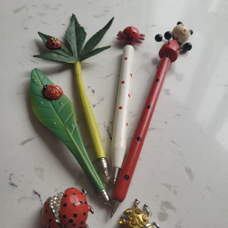 Ladybug Pins And Pens photo 1