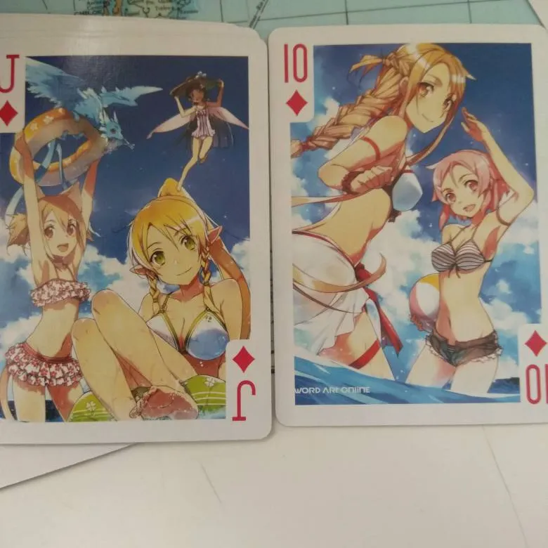 Sword Art Online and Natsume Yuujinchou Playing Cards photo 4