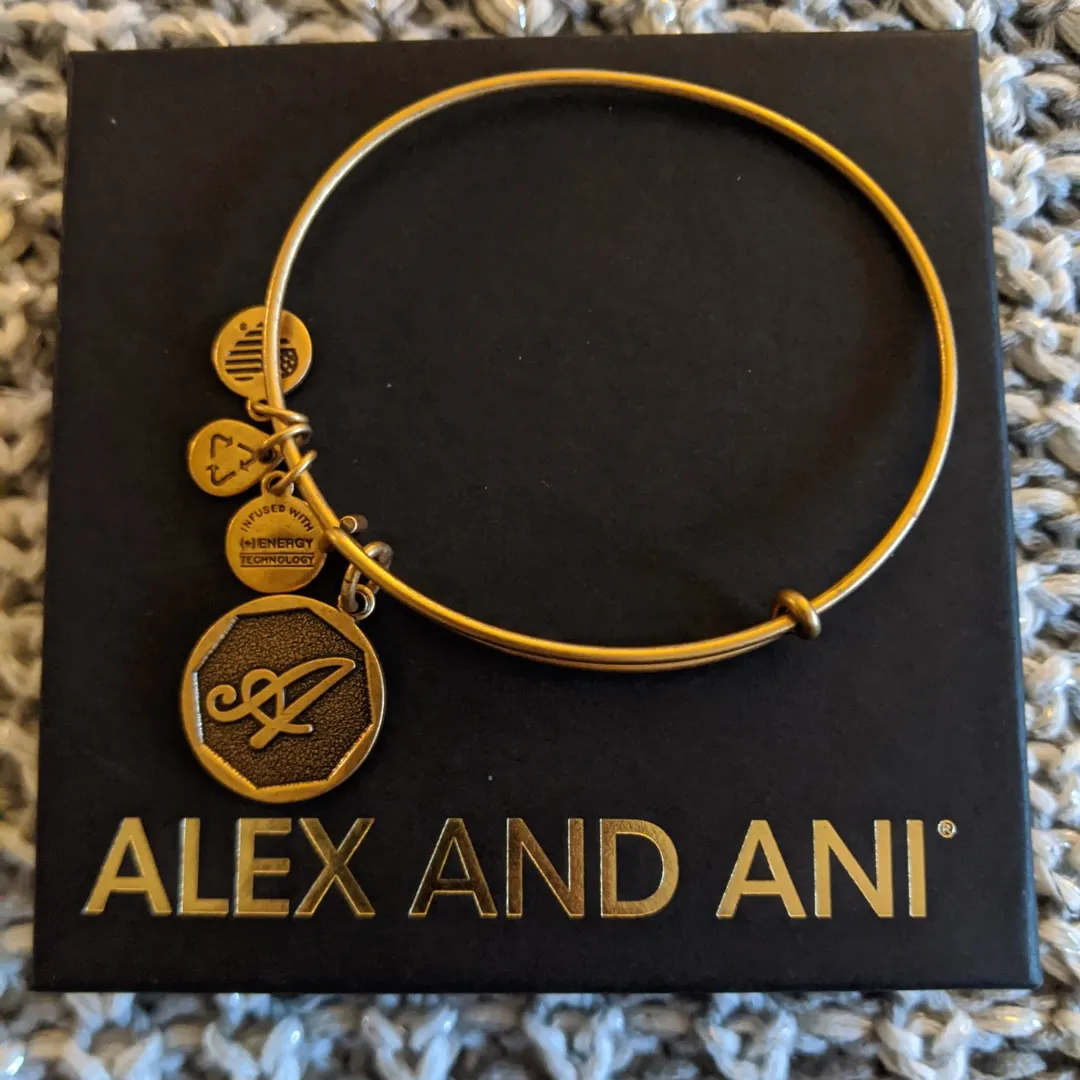 Alex And Ani “A” Bracelet photo 1