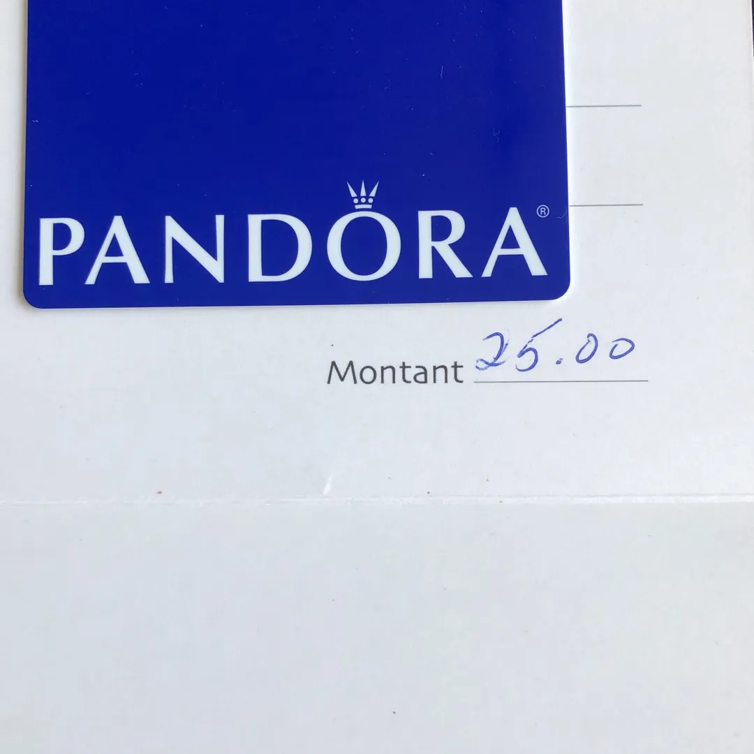 $25 Pandora Gift Card photo 1