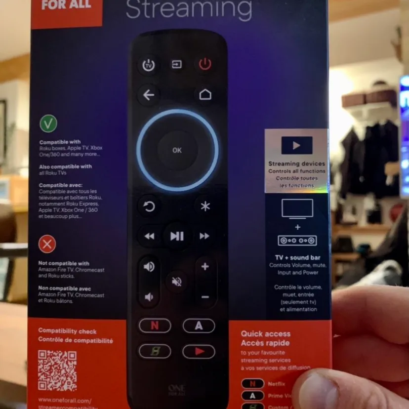 BRAND NEW Streaming 3-Device Remote Control photo 1